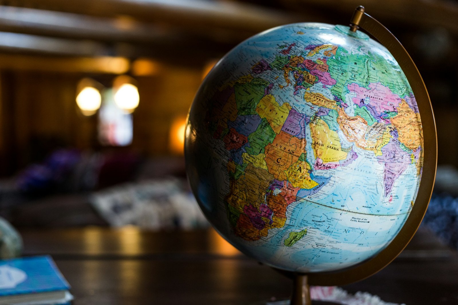 World globe — student visa for global education